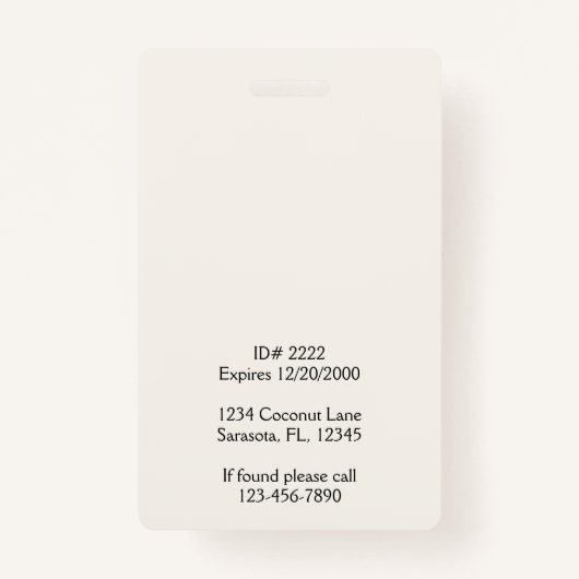 Abzeichen Ausweis (Rückseite)