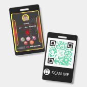 Abzeichen  ausweis (Vorder- & Rückseite)