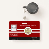 Abzeichen Ausweis (Vorderseite mit Rechteck)