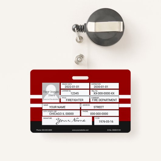 Abzeichen Ausweis (Rückseite mit Rechteck)