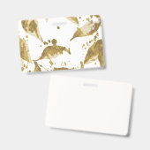 Abzeichen Ausweis (Vorder- & Rückseite)