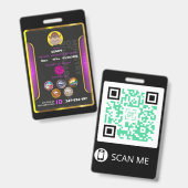 Abzeichen ausweis (Vorder- & Rückseite)