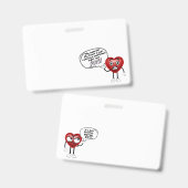 Abzeichen Ausweis (Vorder- & Rückseite)