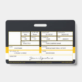 Abzeichen Ausweis (Rückseite)