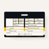 Abzeichen Ausweis (Rückseite)