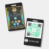 Abzeichen  ausweis (Vorder- & Rückseite)