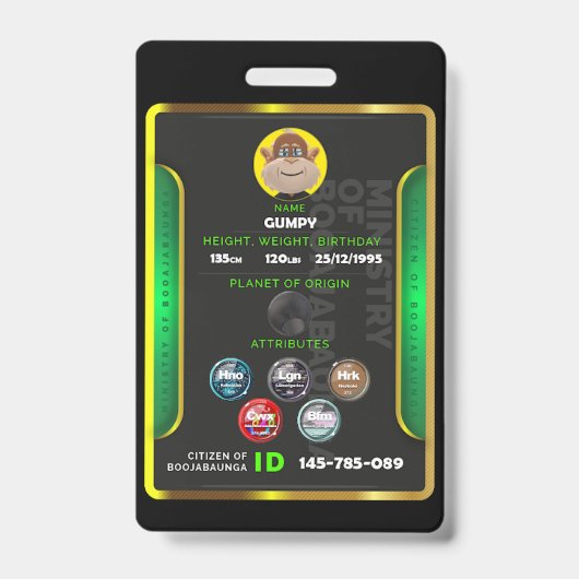 Abzeichen ausweis (Vorderseite)