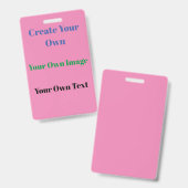 Abzeichen Ausweis (Vorder- & Rückseite)