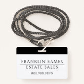 Abzeichen Ausweis (Vorderseite mit Schlüsselband)