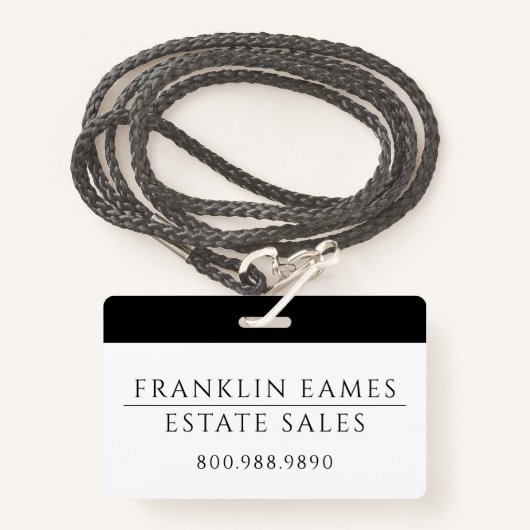 Abzeichen Ausweis (Vorderseite mit Schlüsselband)