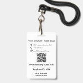 Abzeichen Ausweis (Rückseite mit Lanyard)