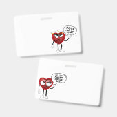 Abzeichen Ausweis (Vorder- & Rückseite)