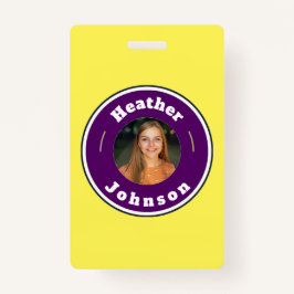 Abzeichen - Benutzerdefiniert Personalisiert (Name Ausweis