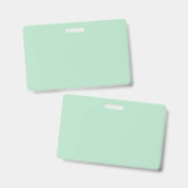 Abzeichen "beruflich Minze grün" Ausweis (Vorder- & Rückseite)