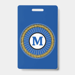 Abzeichen - Blau - Personalisiert - Erste Schritte Ausweis