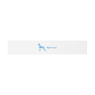 Abzeichen Blue Dog Einladungsbanderole