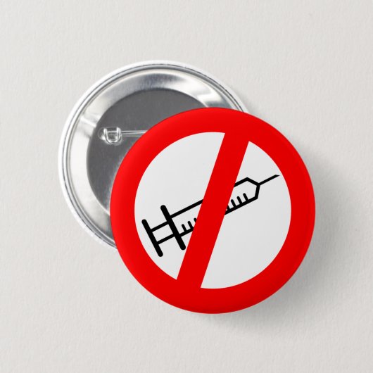 Abzeichen/Bouton Anti Vax Button (Vorne & Hinten)