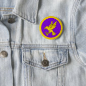 Abzeichen-Button des Königreichs Calontir Populace Button (Beispiel)