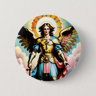 Abzeichen-Button Sankt Michael Button