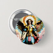 Abzeichen-Button Sankt Michael Button (Vorne & Hinten)