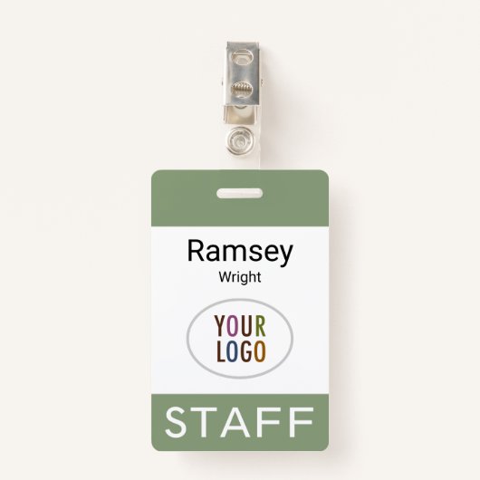 Abzeichen Clip Reel Lanyard Ausweis (Vorderseite mit Klammer)