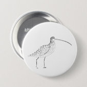 Abzeichen Curlew Button (Vorne & Hinten)