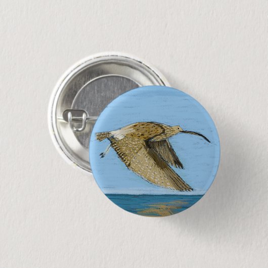Abzeichen Curlew Button (Vorne & Hinten)
