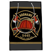 Abzeichen der Abteilung Feuerwehr ADD Mittlere Geschenktüte (Vorderseite)