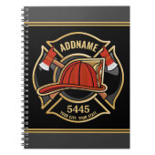 Abzeichen der Abteilung Feuerwehr ADD Notizblock (Vorderseite)