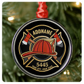 Abzeichen der Abteilung Feuerwehr ADD Ornament Aus Metall