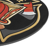 Abzeichen der Abteilung Feuerwehr ADD Schneidebrett (Ecke)