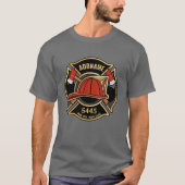 Abzeichen der Abteilung Feuerwehr ADD T-Shirt (Vorderseite)