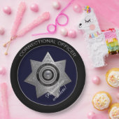 Abzeichen der Anweisungsbefugten, Silver 02-Paper- Pappteller (Party)