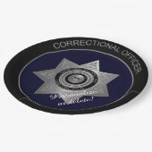 Abzeichen der Anweisungsbefugten, Silver 02-Paper- Pappteller (Schrägansicht)