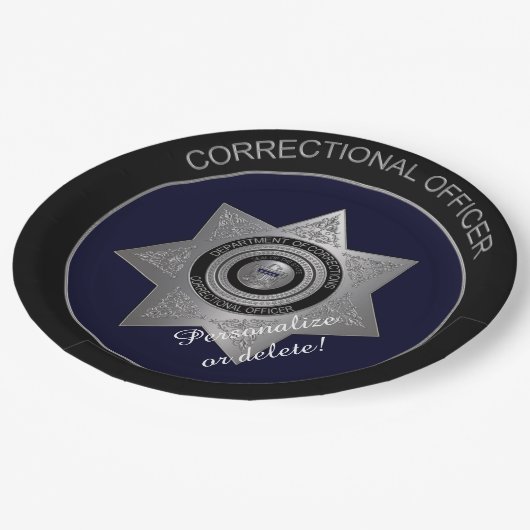 Abzeichen der Anweisungsbefugten, Silver 02-Paper- Pappteller (Schrägansicht)