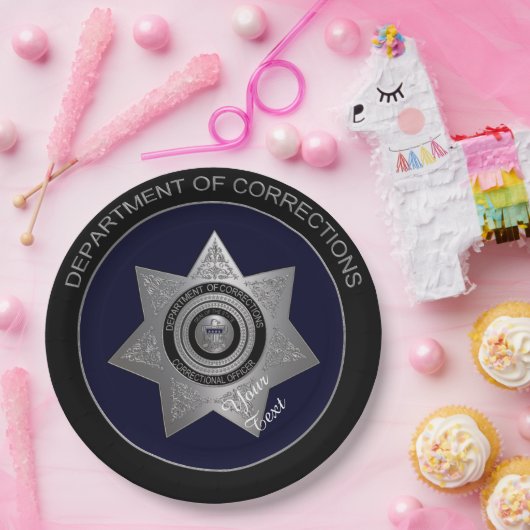 Abzeichen der Anweisungsbefugten, Silver 04-Paper- Pappteller (Party)