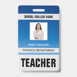 Abzeichen der Ausweiskarte für Lehrkräfte Ausweis