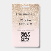 Abzeichen der Ausweiskarte für Lehrkräfte Ausweis (Back)