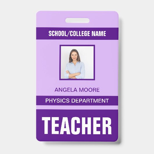 Abzeichen der Ausweiskarte für Lehrkräfte Ausweis (Vorderseite)