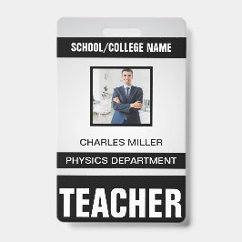 Abzeichen der Ausweiskarte für Lehrkräfte Ausweis