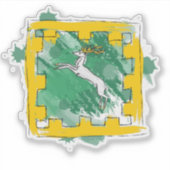 Abzeichen der Bevölkerung der Außenländer Aufkleber (Vorderseite)