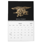 Abzeichen der bewaffneten Kräfte US Kalender (Mär 2027)