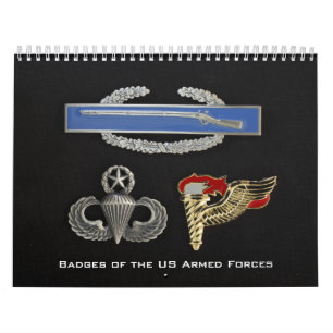 Abzeichen der bewaffneten Kräfte US Kalender