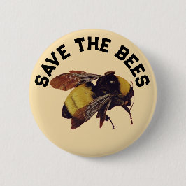 ABZEICHEN DER BIENEN GERETTET BUTTON