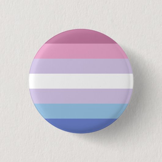 Abzeichen der Bigender-Flagge Button (Vorderseite)