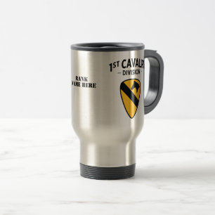 Abzeichen der Cavalry Division Reisebecher