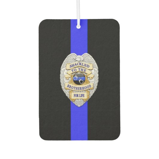 Abzeichen der dünnen blauen Linie an die Brudersch Autolufterfrischer (Vorderseite)