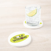 Abzeichen der Ehre bei der Golfwidow Sandstein Untersetzer (Seite)