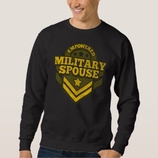 Abzeichen der empowerlierten Militärhelferin Sweatshirt