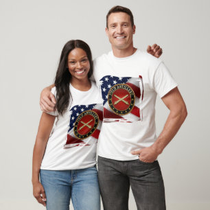 Abzeichen der Feldartillerie-Branche Sonderausgabe T-Shirt